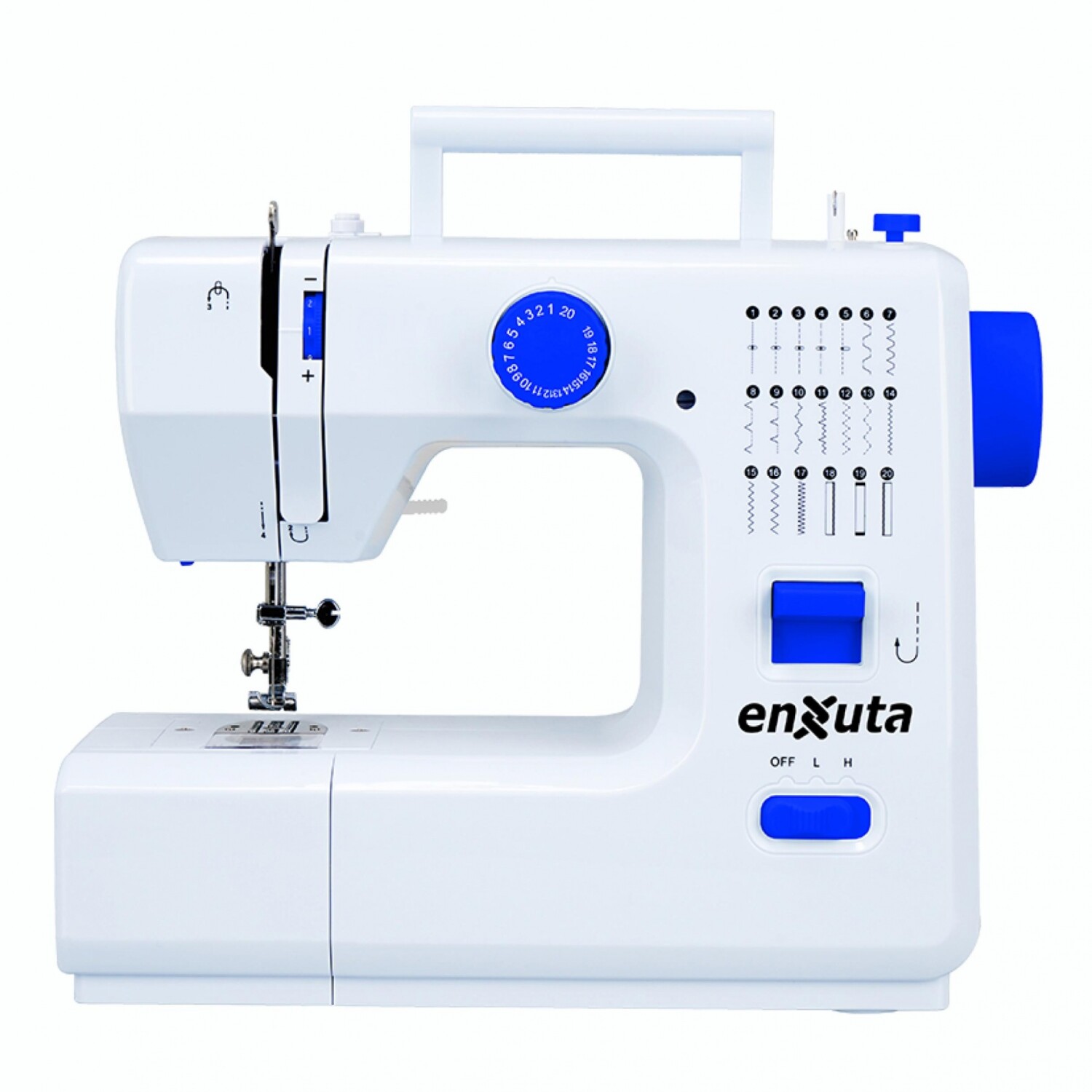 Máquina De Coser ENXUTA MCENX3720 20 Patrones De Puntadas — AMV Store