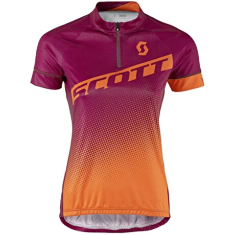 Camiseta Scott Endurance Dama Naranja/violeta