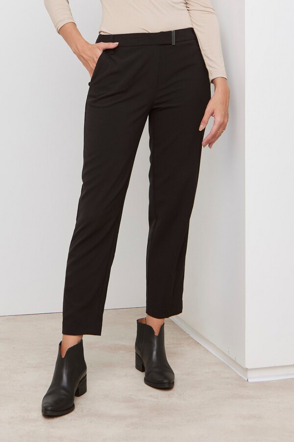 Pantalon Pull On Hebilla NEGRO