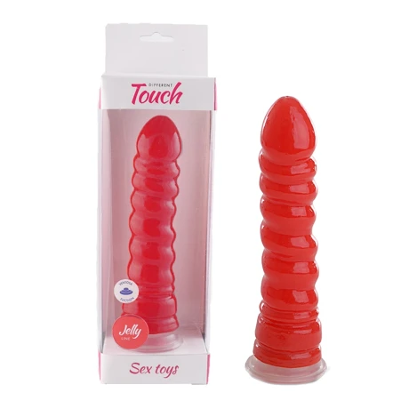 Consolador Tornado Con Ventosa Rojo