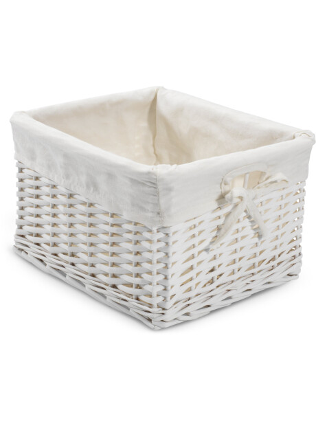 Cesta GORM A27xL32xA20cm blanco Cesta GORM A27xL32xA20cm blanco