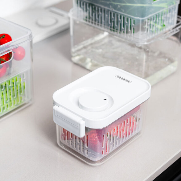 Organizador para heladera 0,9 lt con tapa TF0400