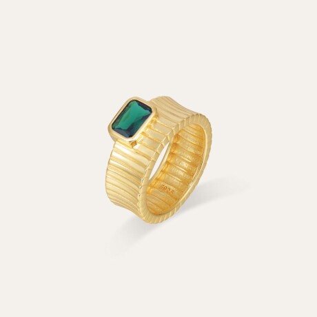 Anillo Nova - Plata y Baño de Oro Anillo Nova - Plata y Baño de Oro