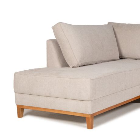 Rinconera Amadeus Chica - Tela Microfibra - Chaise Izquierdo 2203 (Beige)