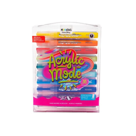 Marcador Mooving Acrilico x 20 Marcador Mooving Acrilico x 20