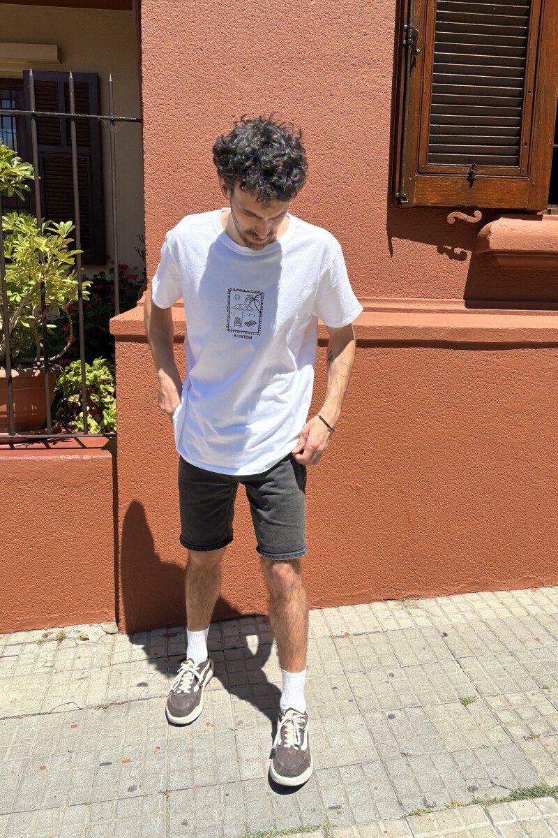 Camiseta Playa Brixton Blanca