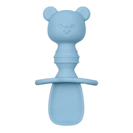 Mi primer Cubiertos silicona Osito azul