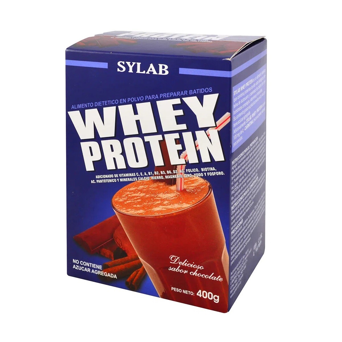 Whey Protein Sylab Sabor Chocolate 400 Grs. 