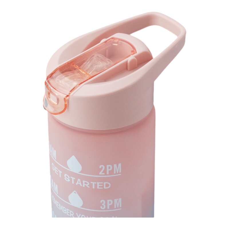 Botella Agua Motivacional 800 Ml Sin Color
