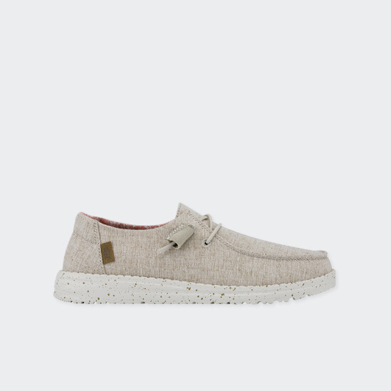 Zapatos Hey Dude Wendy Chambray Blanco