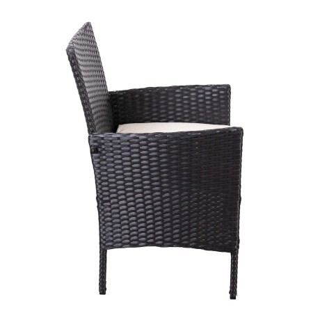 SET LIVING EXTERIOR RATTAN-SINTETICO-Y-ACERO NEGRO APOLO