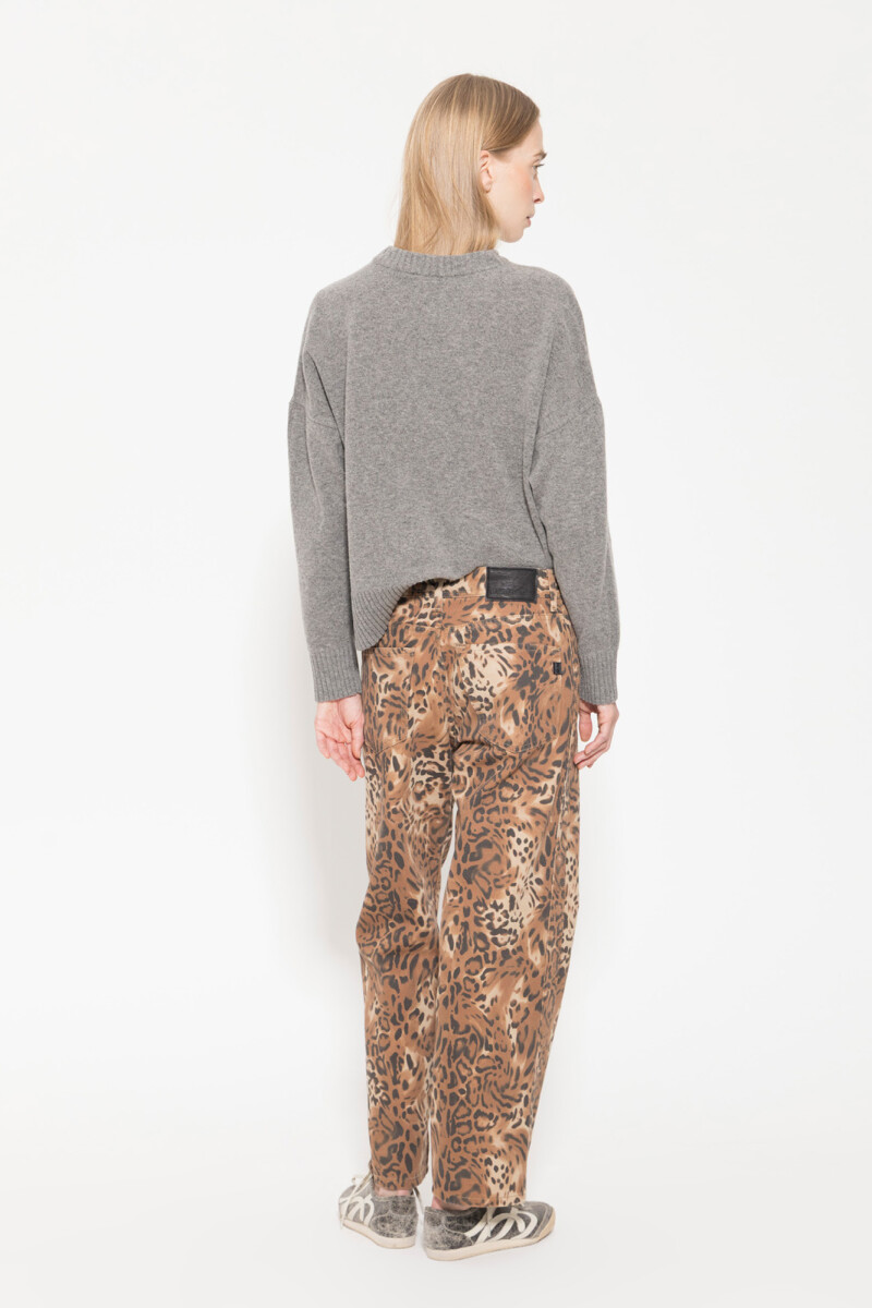 JEANS ANIMAL PRINT Leopardo