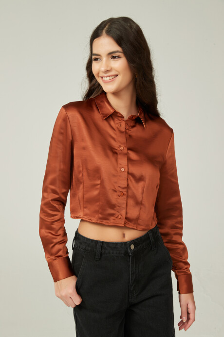 Camisa Jefferson Terracota