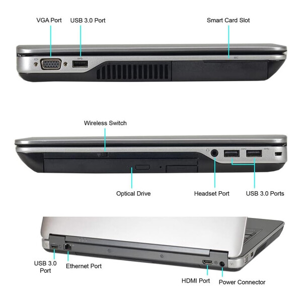Notebook Dell Latitude E6440 I5/ 8 Gb Ram/ 256 Gb Ssd NOTEBOOK RFPL DELL 6440 I5/8/240/14"