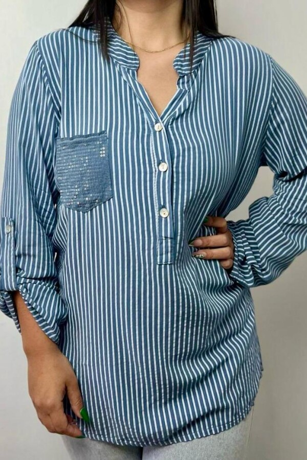 CAMISA KETZIA EST RAYADA JEAN