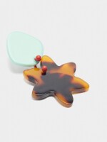 Pendientes De Estrella Efecto Carey multicolor