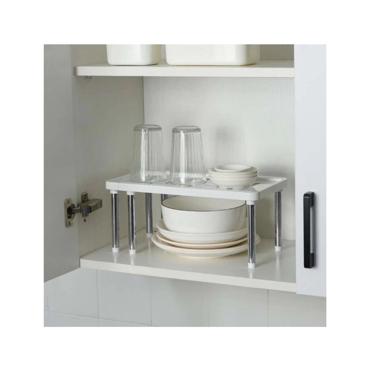 RACK ORGANIZADOR EXTENSIBLE 34.8*18*15.5CM - BLANCO 