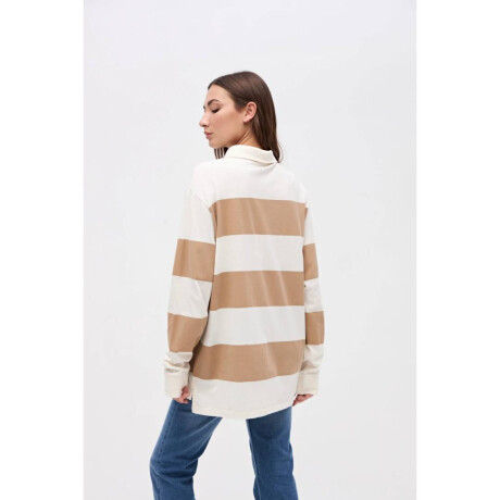 Remera polo New chicago Off white