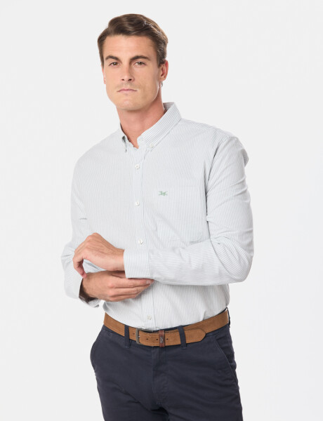 CAMISA OXFORD Verde