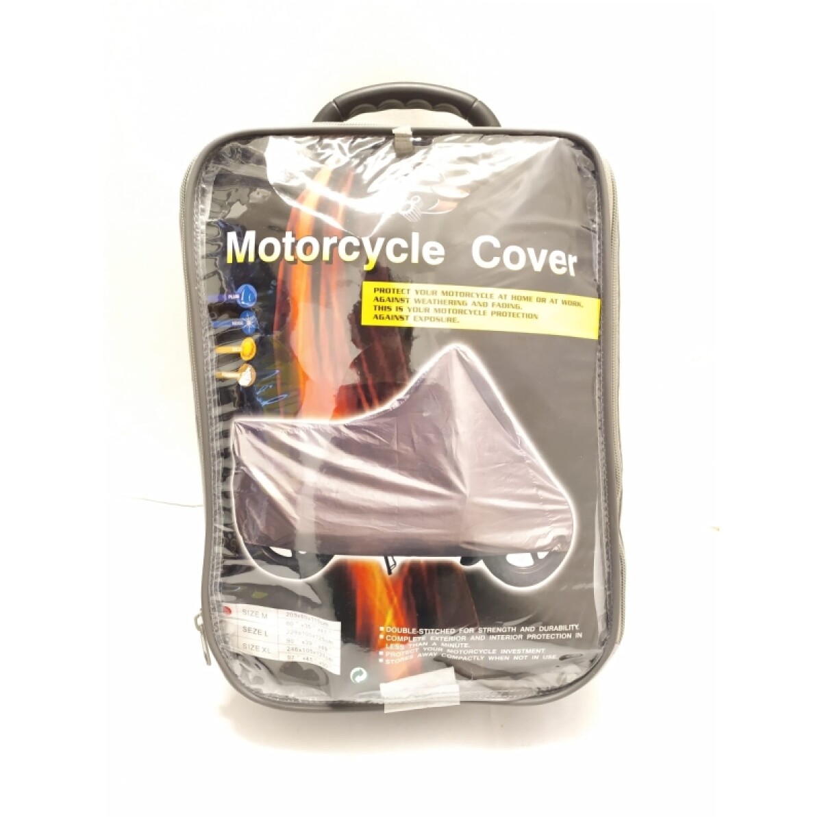 Cubre Moto Lona Impermeable Talle M 