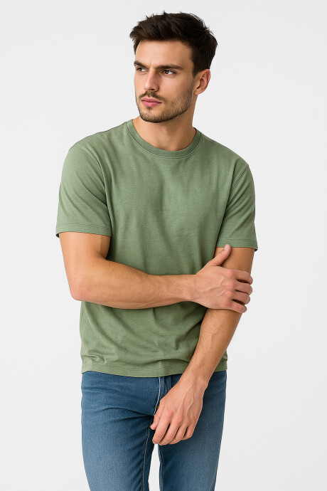 Remera Memen Verde Oliva