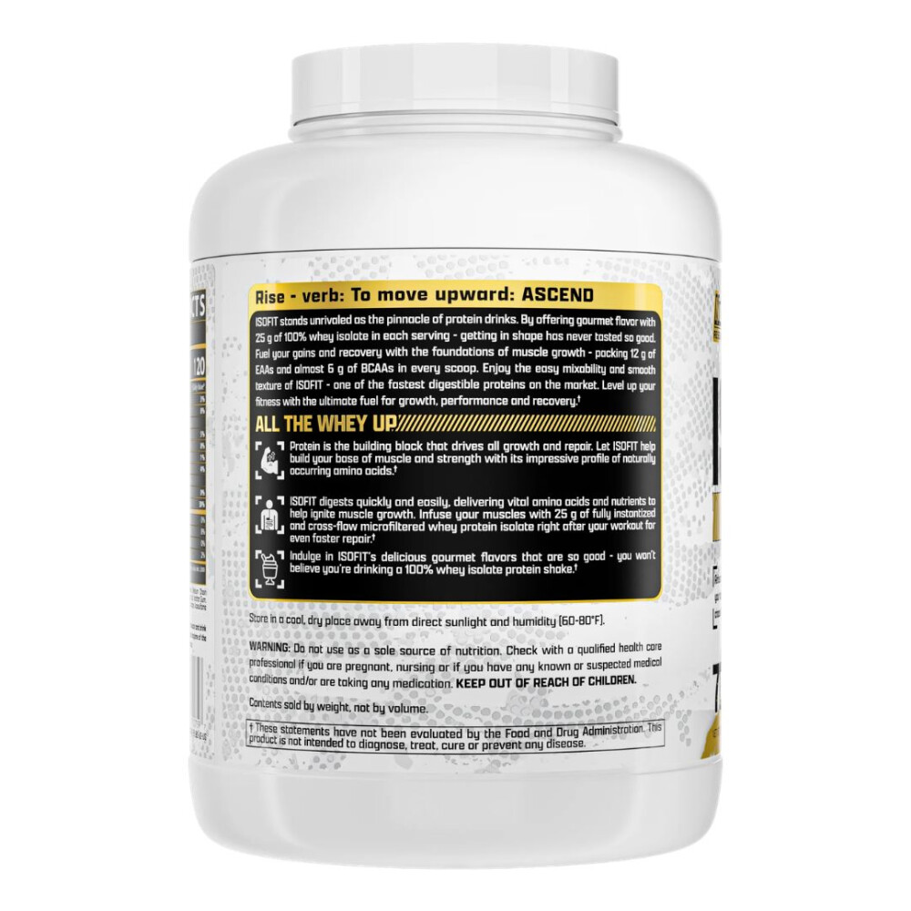IsoFit Banana Froster | Proteína Aislada de Suero | 5 lb - Nutrex IsoFit Banana Froster | Proteína Aislada de Suero | 5 lb - Nutrex