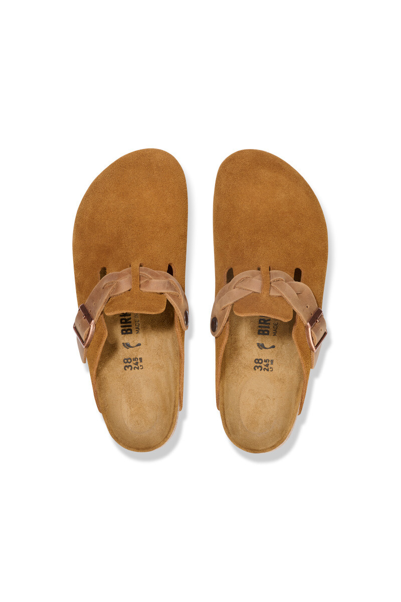 Zueco Boston Leve Braided - Estrecho Brown