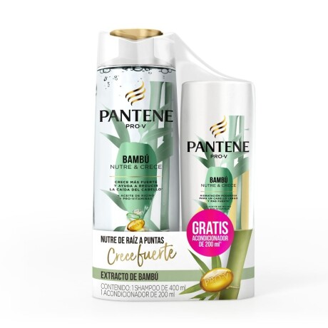 Pantene Shampoo BambÃº 400 Ml + Acondicionador 200 Ml Pantene Shampoo BambÃº 400 Ml + Acondicionador 200 Ml