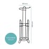 Porta Rollo Baño Soporte Papel Higienico De Pie Negro Mate PRP001 Porta Rollo Baño Soporte Papel Higienico De Pie Negro Mate PRP001