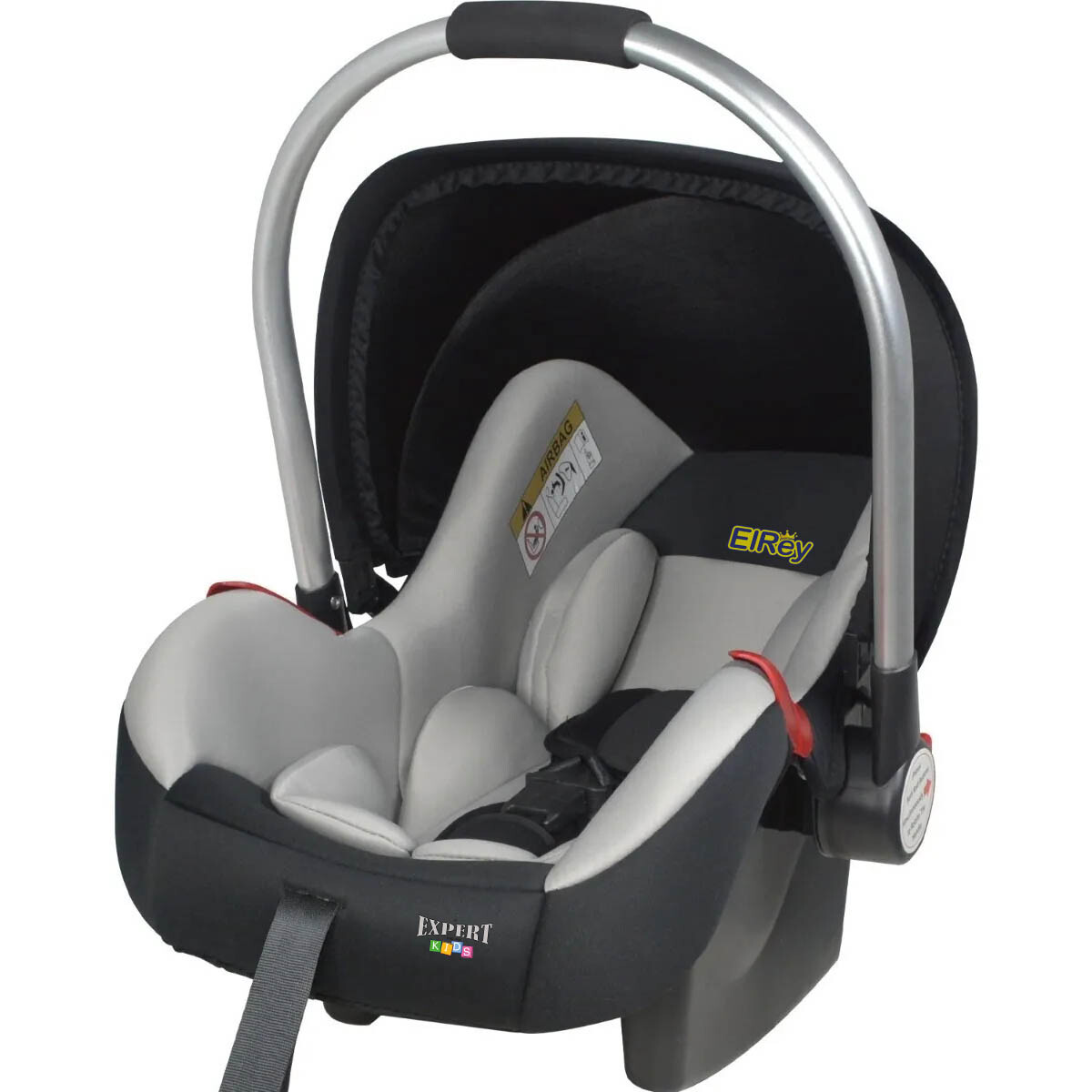 Silla De Auto Bebé Expert Kids Loki Mecedora Cuna - Gris 