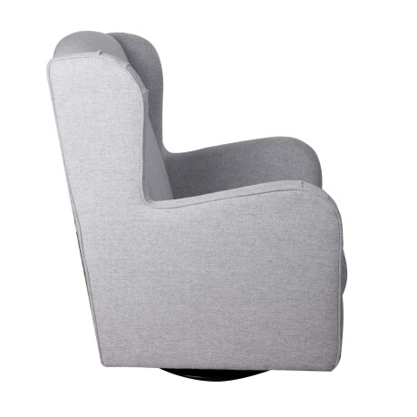 BUTACA MECEDORA 1 CUERPO TELA GRIS VERSALLES