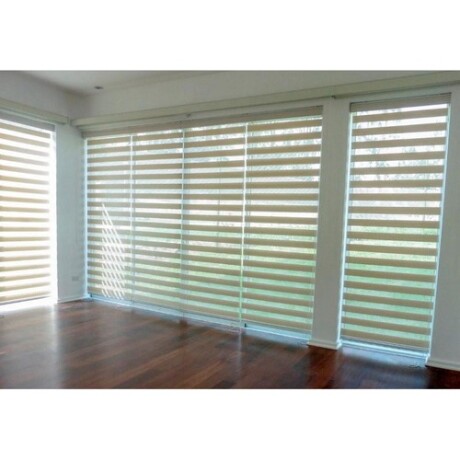 Cortina Roller Zebra Simple Lumax 1.2x2.1mts Blanco