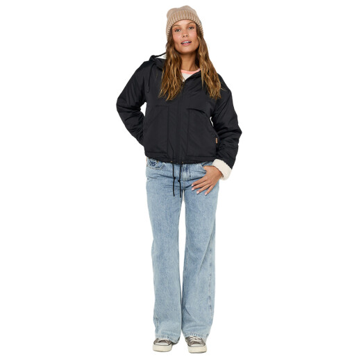 Campera Rip Curl Keepsakes Bomber - Negro Campera Rip Curl Keepsakes Bomber - Negro