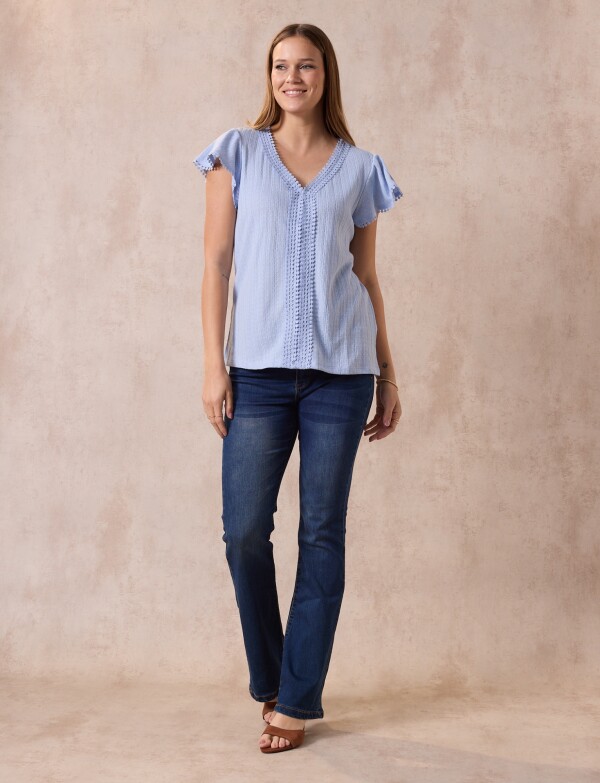 Blusa Pointelle CELESTE