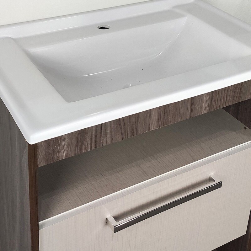 Mueble de baño Oasis con bacha Humo/Lino Mueble de baño Oasis con bacha Humo/Lino