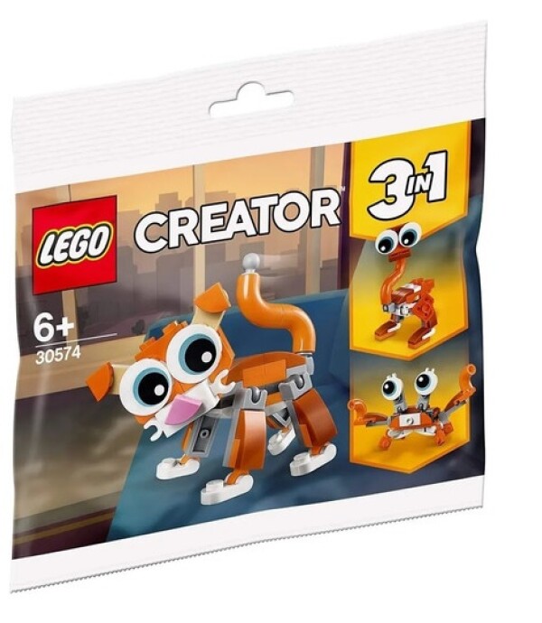 LEGO BUILDER BAGS GATO 3EN1 55 PCS Único