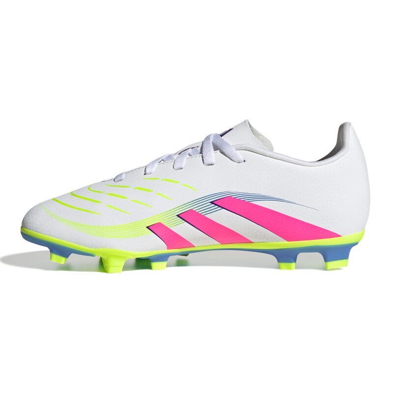 Championes De Fútbol Niño Adidas Predator Club Fg/mg Blanco-rosado