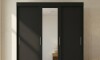 Ropero 3 Puertas Wardrobe Negro Mate