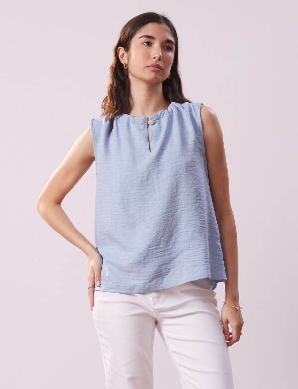 Blusa Keyhole CELESTE