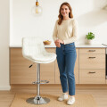 Butaca eco cuero con respaldo alto Pillow Blanco