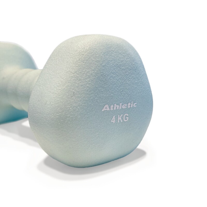 Mancuerna Triangular De Neopreno Athletic 4 Kg Celeste