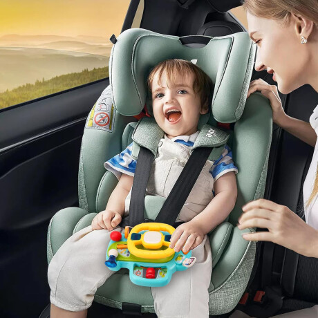 Volante de Juguete Simulación Conducción con Luz y Sonido Amarillo