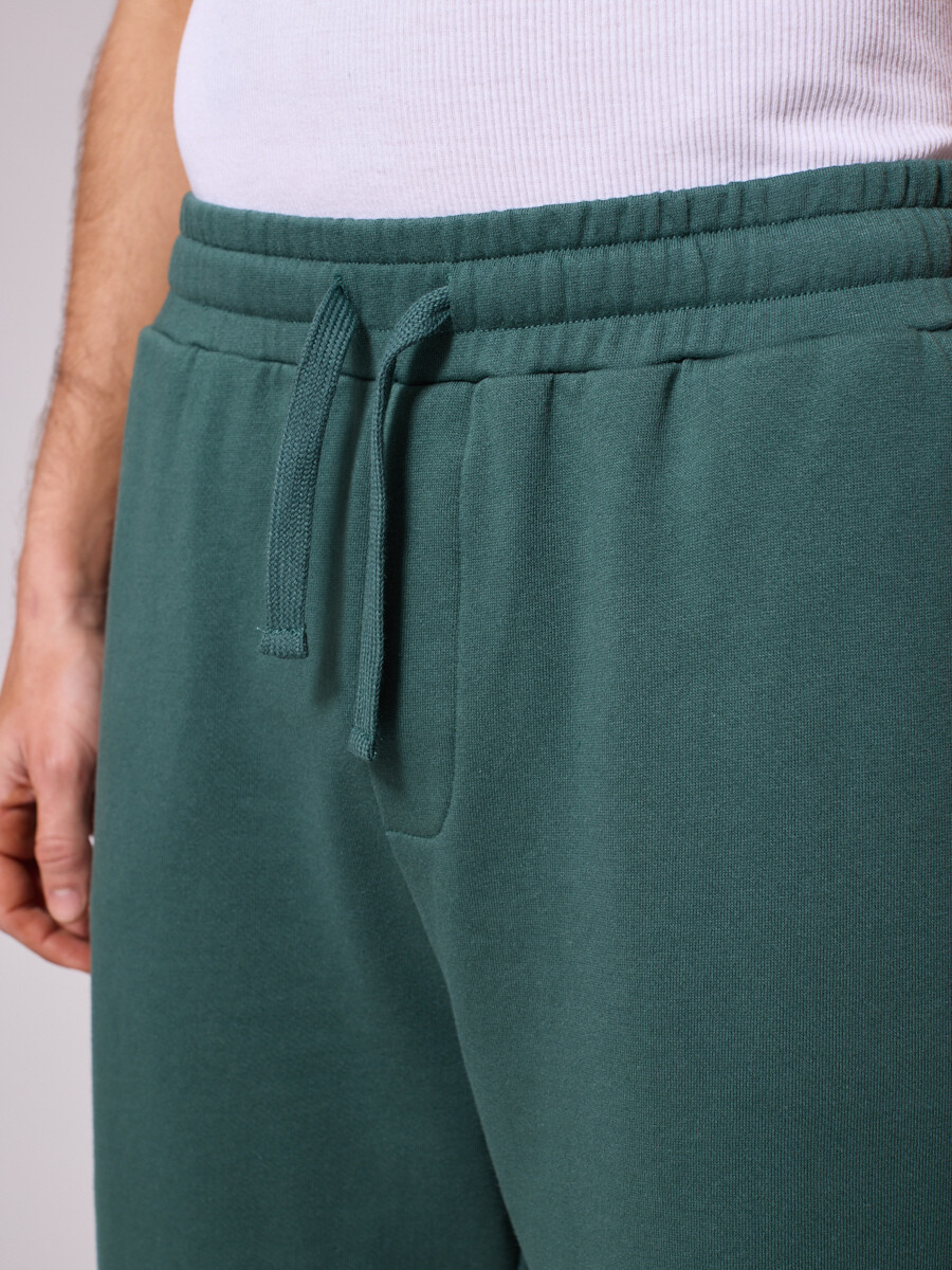 BERMUDA FELPA OLEDAS26 DIXIE Verde