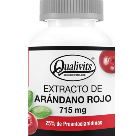 Qualivits Extracto de Arándano Rojo - 60 Capsulas