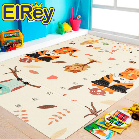 Alfombra Antigolpe 200x180 Colchoneta Plegable Bebé Jug009002-1