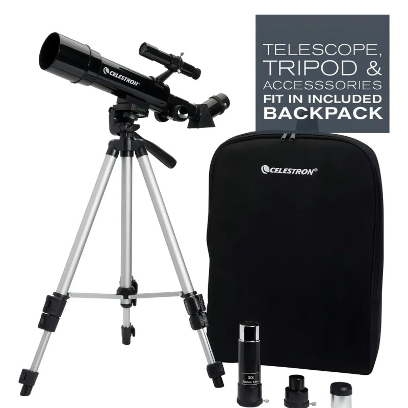 Celestron ® Telescopio De Viaje Refractor 50mm Con Maleta Celestron ® Telescopio De Viaje Refractor 50mm Con Maleta