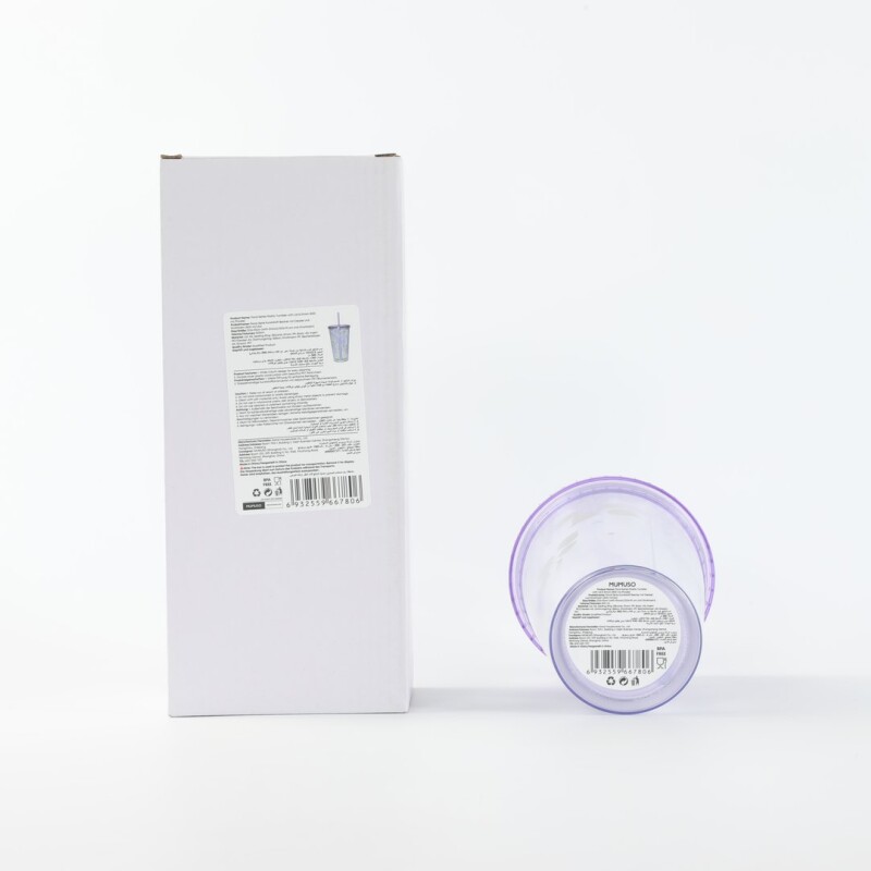 VASO TÉRMICO FLORAL CON TAPA Y SORBETE (500 ML / VIOLETA) VASO TÉRMICO FLORAL CON TAPA Y SORBETE (500 ML / VIOLETA)