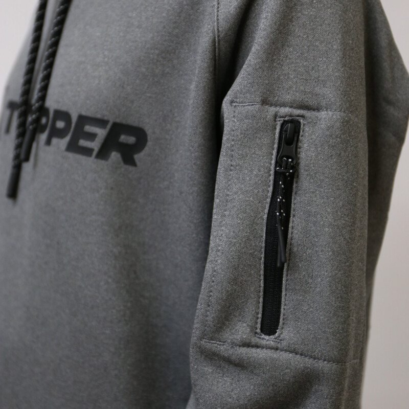 Canguro Infantil Topper Poly Fleece Gris Melange