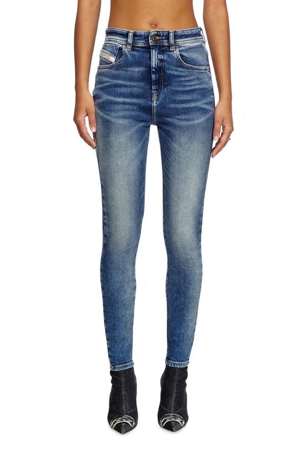 Jean Para Mujer 1984 Slandy-High Azul Marino