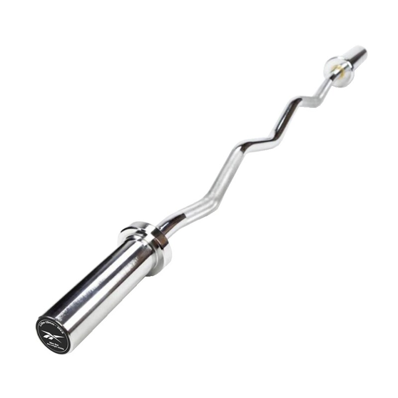 Barra Olímpica Ondulada De 1,2 M - 300Lb Plateado